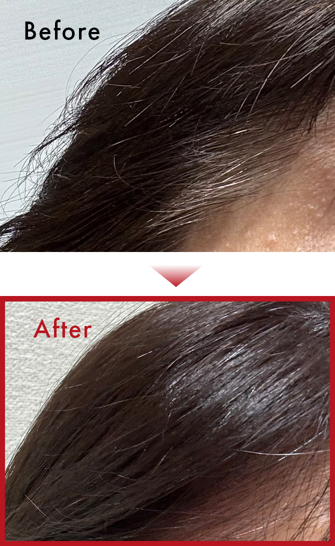 しっかり色着いて、髪もまとまってとても満足しています。のサムネイル