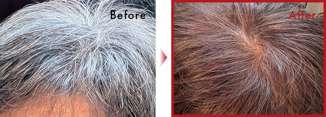 1度で見違えるほど、色が入ったので驚きました。