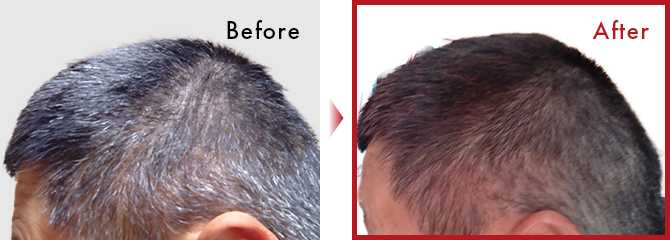 クシとブラシを使用したら手も汚れずに使えています。